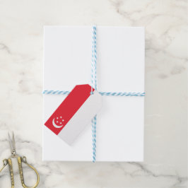 Flagge Singapurs Geschenkanhänger