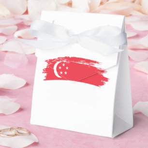 Flagge Singapurs Geschenkschachtel