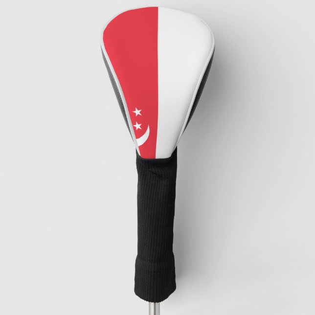 Flagge Singapurs Golf Headcover (Vorderseite)