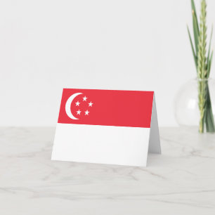 Flagge Singapurs Karte