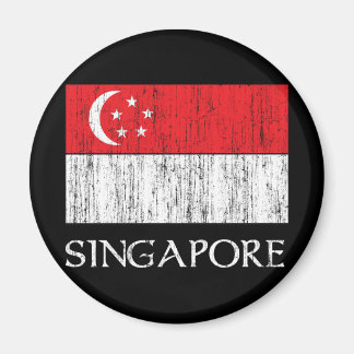 Flagge Singapurs Magnet