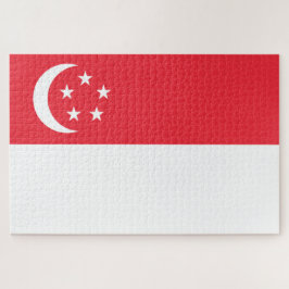 Flagge Singapurs Puzzle