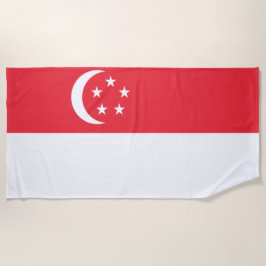 Flagge Singapurs Strandtuch