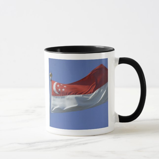 Flagge Singapurs Tasse (Rechts)