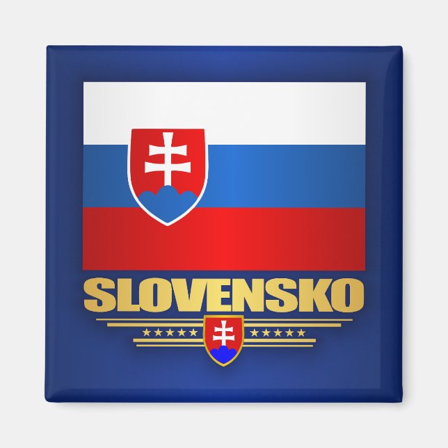 Flagge Slovensko (Slowakei) Magnet (Vorne)