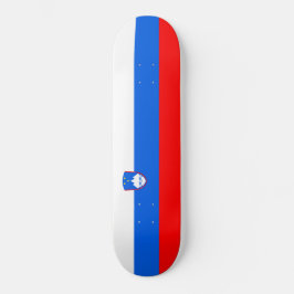 Flagge Sloweniens Skateboard