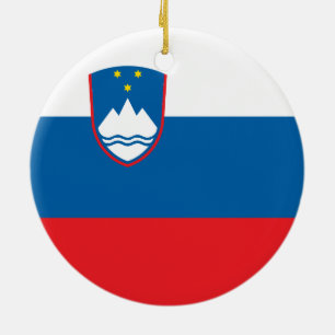 Flagge Slowenischer Ornament