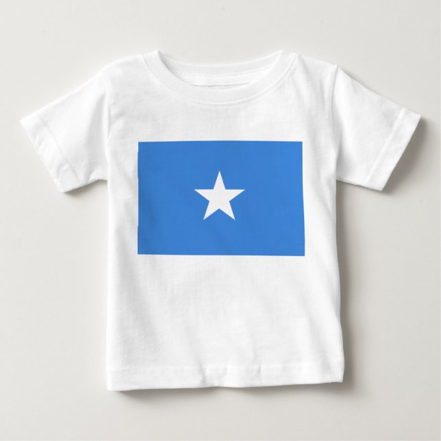 Flagge Somalias Baby T-shirt (Vorderseite)