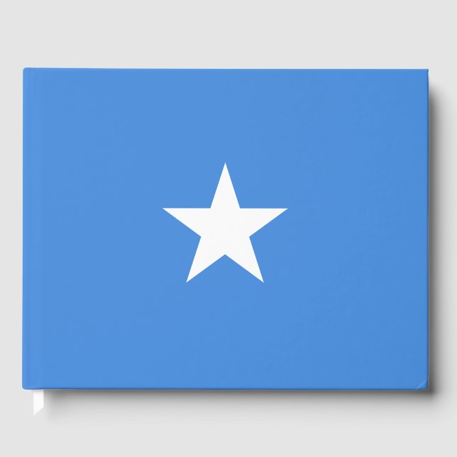 Flagge Somalias Gästebuch (Vorderseite)