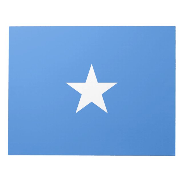 Flagge Somalias Notizblock (Vorderseite)
