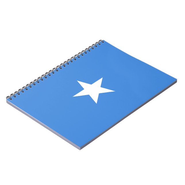 Flagge Somalias Notizblock (Linke Seite)