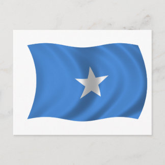 Flagge Somalias Postkarte