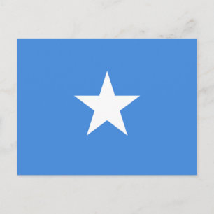 Flagge Somalias Postkarte