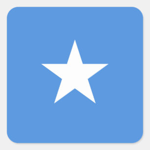Flagge Somalias Quadratischer Aufkleber