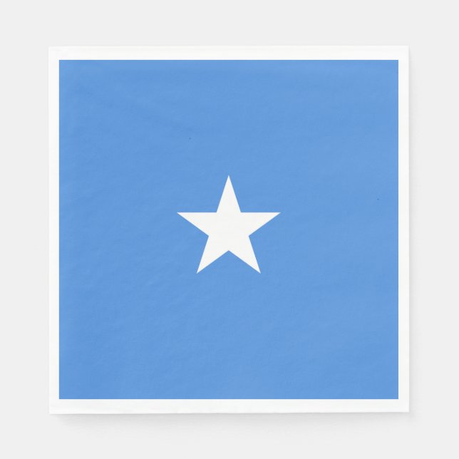 Flagge Somalias Serviette (Vorderseite)
