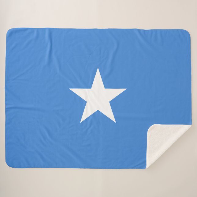Flagge Somalias Sherpadecke (Vorderseite (Horizontal))