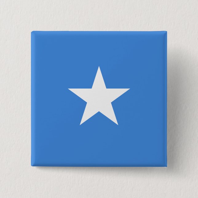 Flagge Somalias (Somalier) Button (Vorderseite)