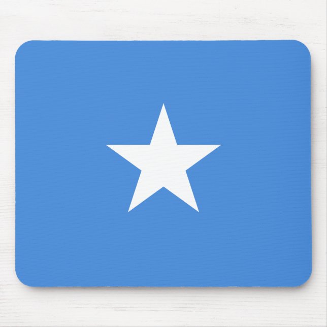 Flagge Somalias (Somalier) Mousepad (Vorne)