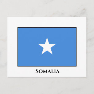Flagge Somalias (Somalier) Postkarte
