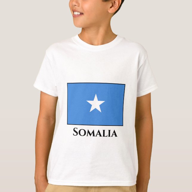 Flagge Somalias (Somalier) T-Shirt (Vorderseite)