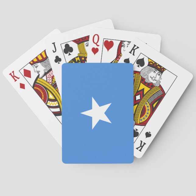 Flagge Somalias Spielkarten (Rückseite)