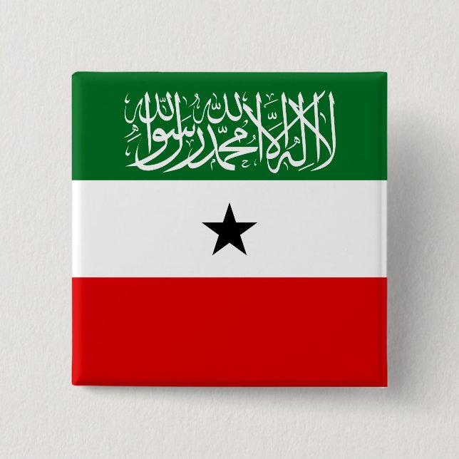 Flagge Somalilands Button (Vorderseite)