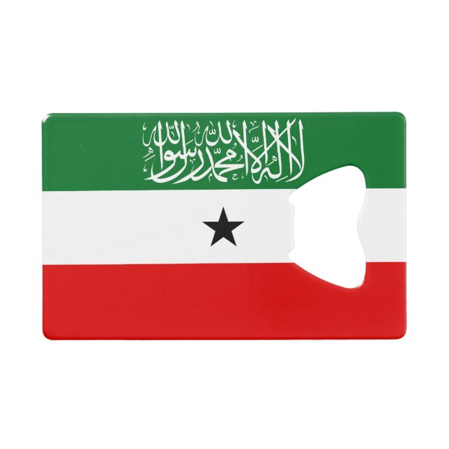 Flagge Somalilands Geldbeutel Flaschenöffner (Vorderseite (Horizontal))