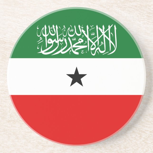 Flagge Somalilands Getränkeuntersetzer (Vorne)