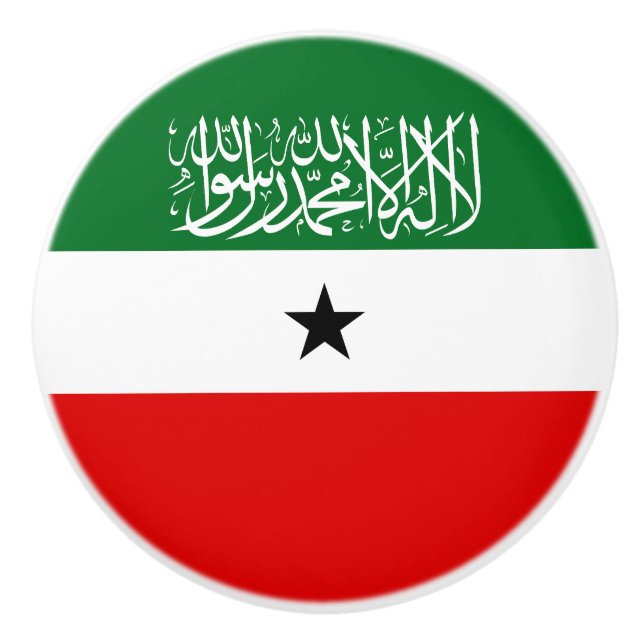 Flagge Somalilands Keramikknauf (Vorderseite)