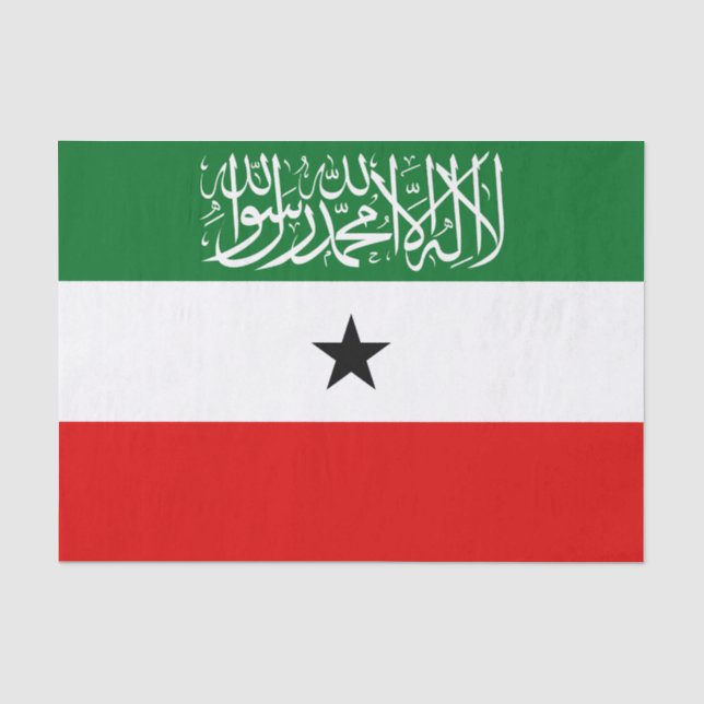 Flagge Somalilands Seidenpapier (Vorderseite)