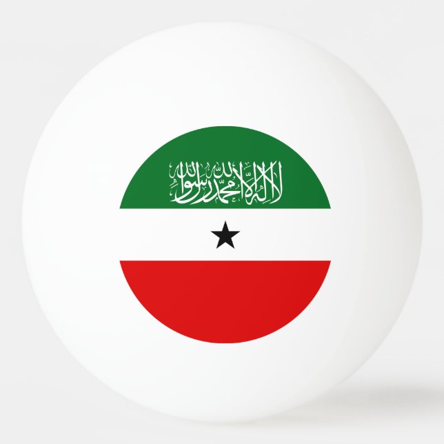 Flagge Somalilands Tischtennisball (Vorderseite)