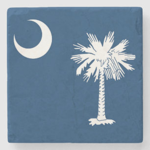 Flagge South CarolinamarmorUntersetzer Steinuntersetzer
