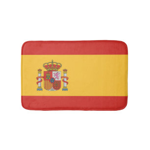 Flagge Spaniens Badematte