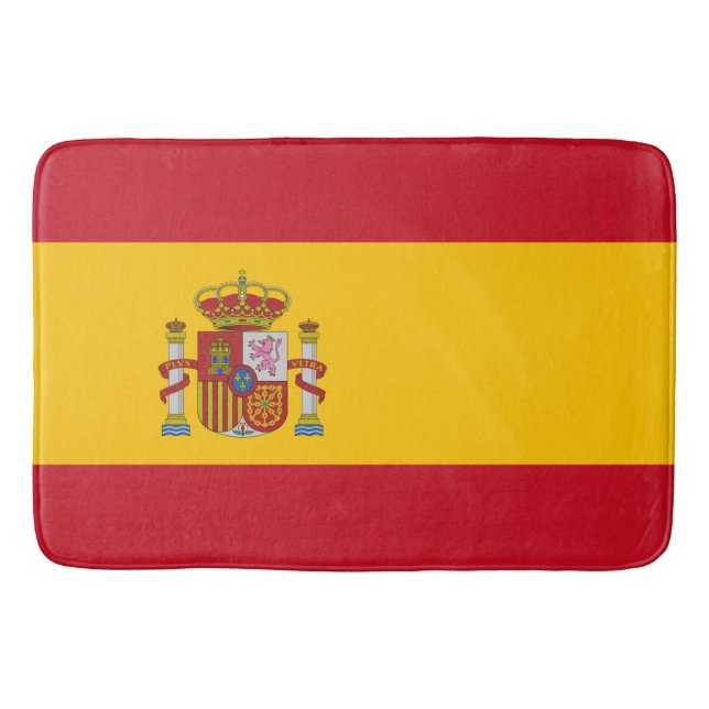 Flagge Spaniens - Bandera de Espana Badematte (Vorderseite)