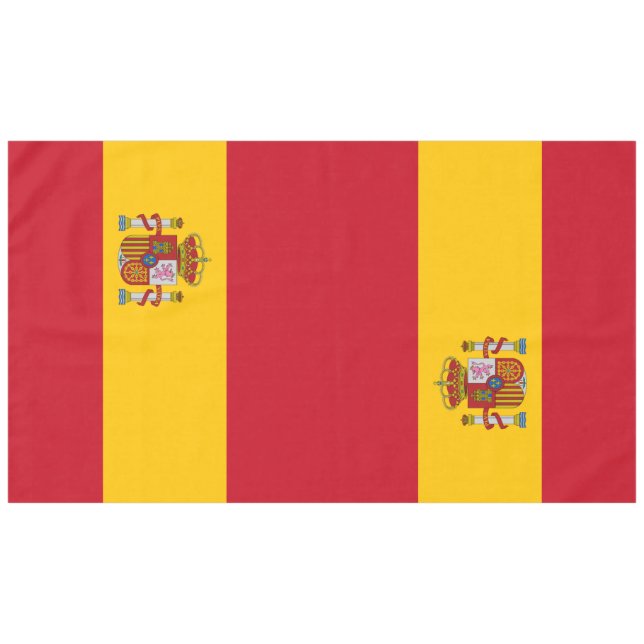 Flagge Spaniens - Bandera de Espana Tischdecke (Vorderseite (Horizontal))