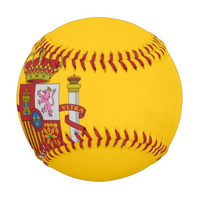 Flagge Spaniens Baseball (Rückseite)