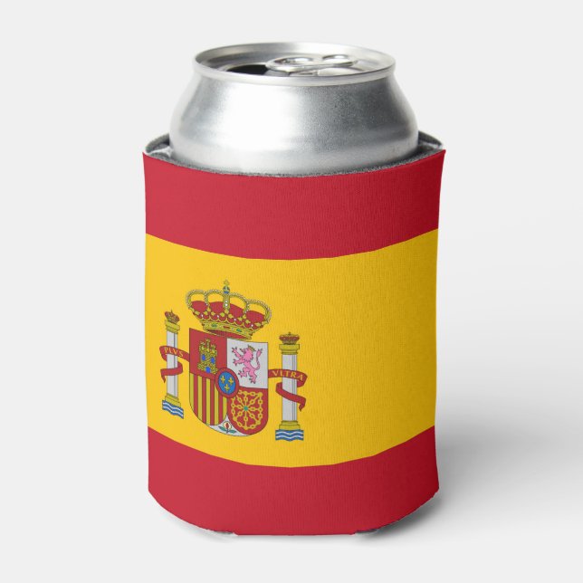 Flagge Spaniens Dosenkühler (Kanne Vorderseite)