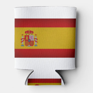Flagge Spaniens Dosenkühler