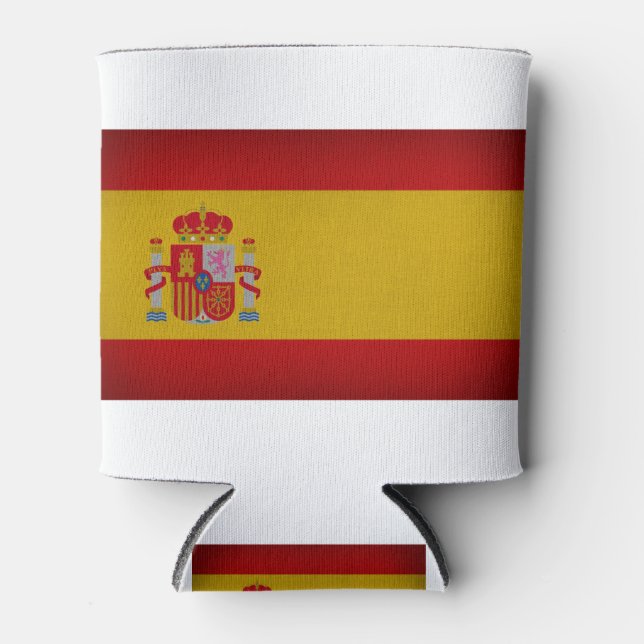 Flagge Spaniens Dosenkühler (Vorderseite)