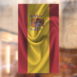 Flagge Spaniens Fensteraufkleber