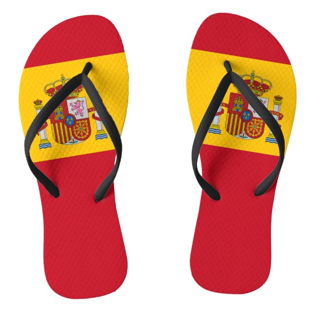 Flagge Spaniens Flip Flops (Fußbett)