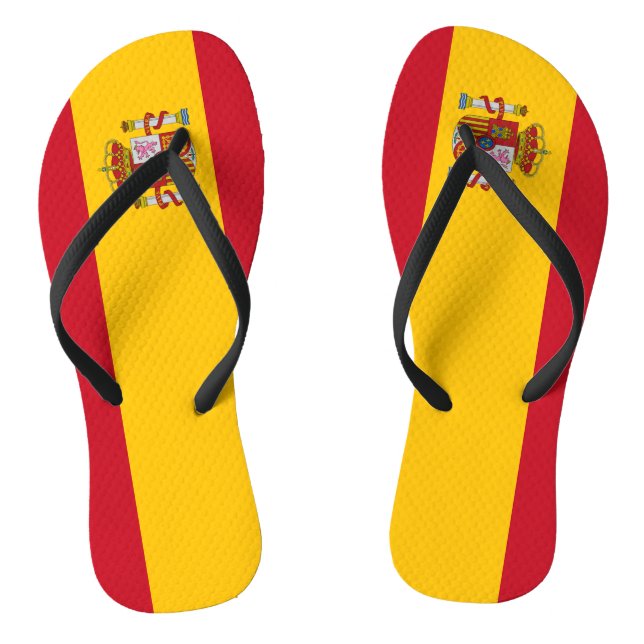 Flagge Spaniens Flip Flops (Fußbett)