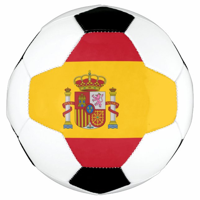 Flagge Spaniens Fußball-Ball Fußball (Vorderseite)