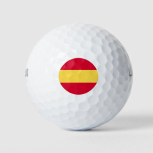 Flagge Spaniens Golfball