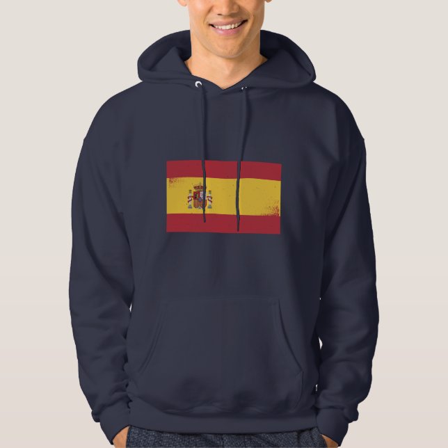 Flagge Spaniens Hoodie (Vorderseite)