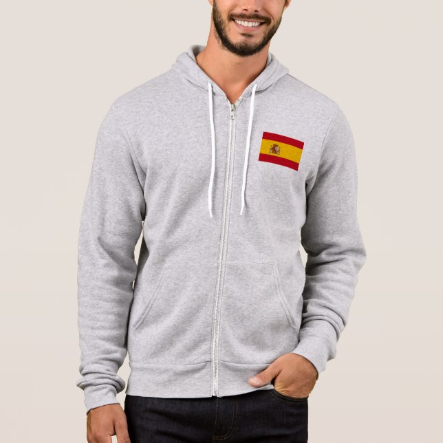 Flagge Spaniens Hoodie (Vorderseite)