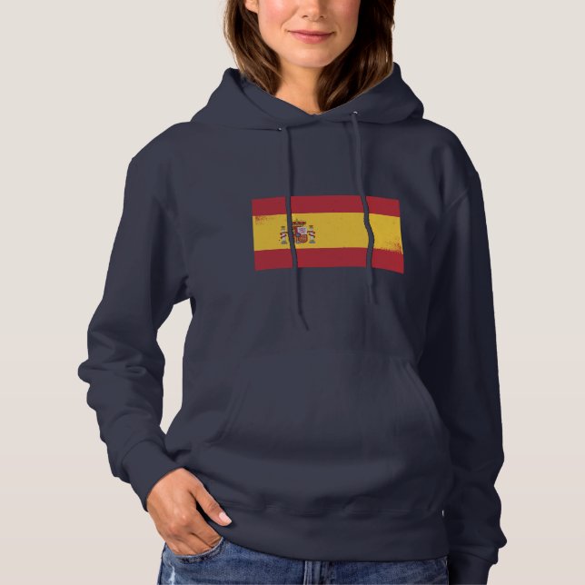 Flagge Spaniens Hoodie (Vorderseite)