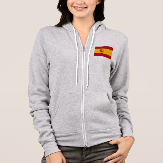 Flagge Spaniens Hoodie (Vorderseite)