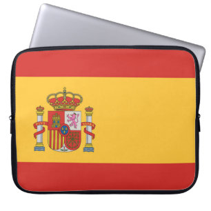 Flagge Spaniens Laptopschutzhülle