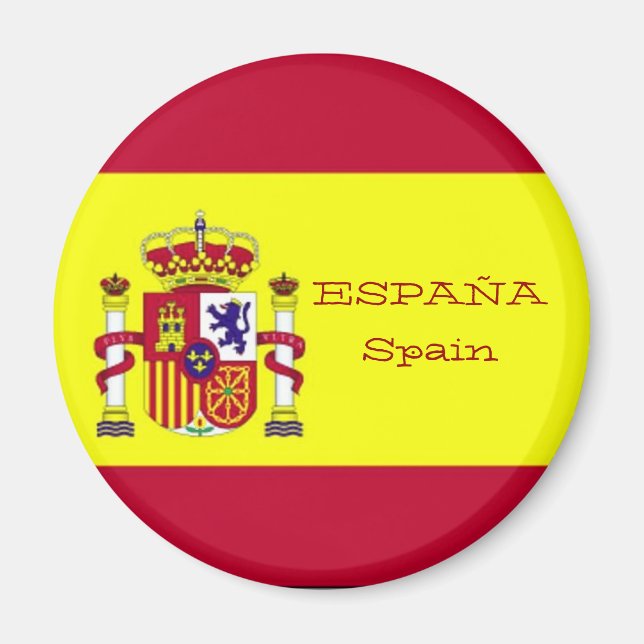 Flagge Spaniens Magnet (Vorne)